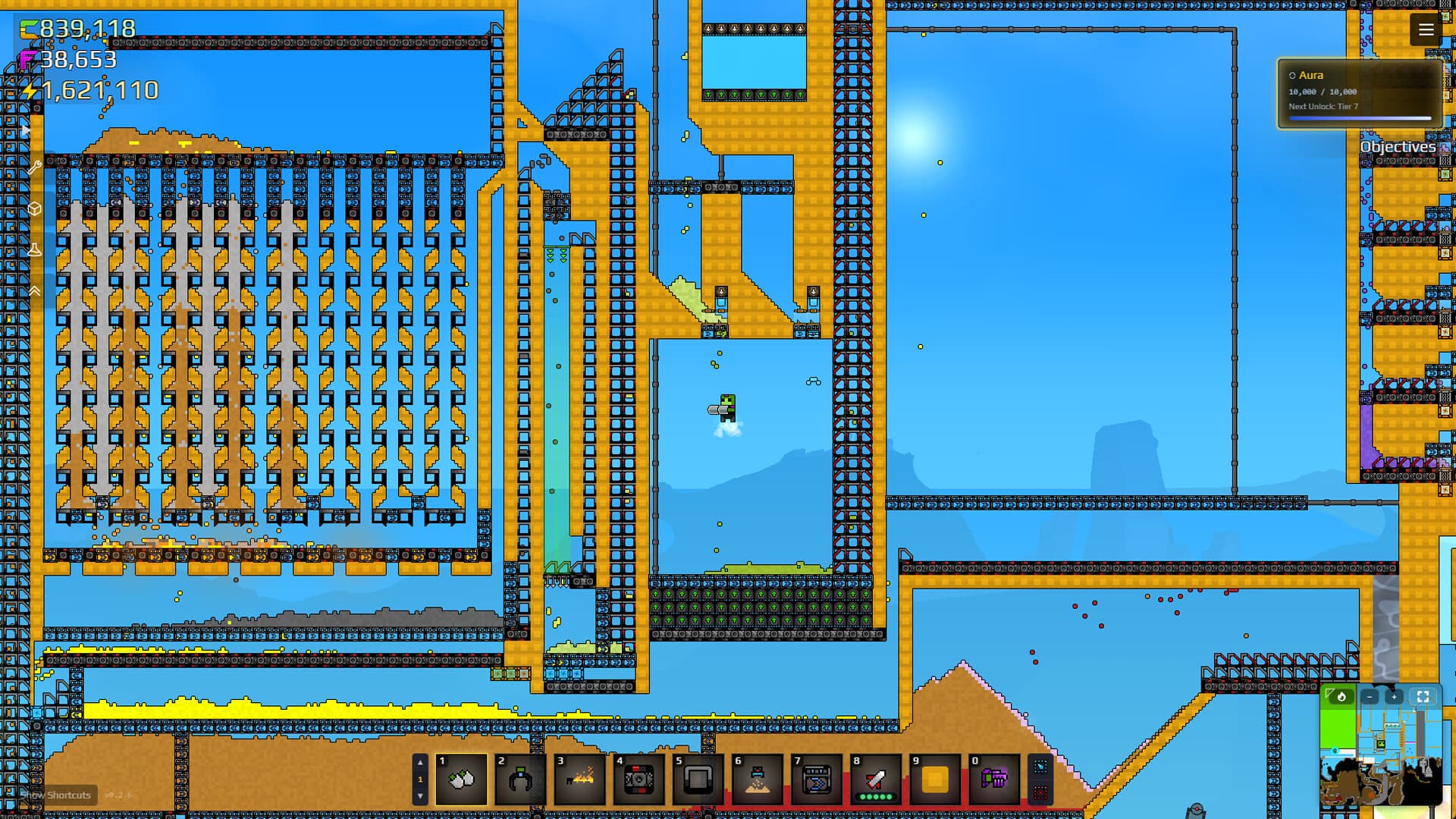 Official Sandustry automated factory scene